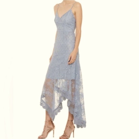Talulah La Maison Whirlwind Lace Asymmetrical Midi Dress Size Small Formal Prom